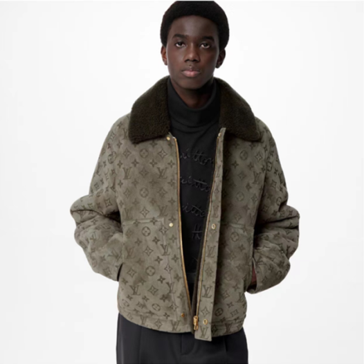 ❤루이비통 남성 카키 가죽 자켓 - Louis vuitton Mens Khaki Jackets - lv2036x