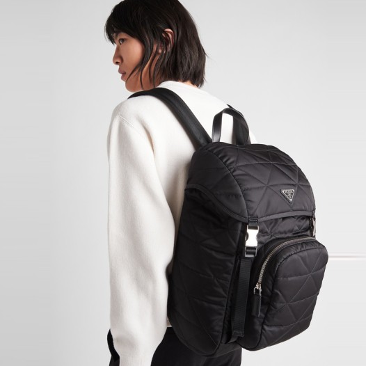 ★프라다 남성 리나일론 블랙 백팩 - Prada Mens Black Back Pack - pr827x