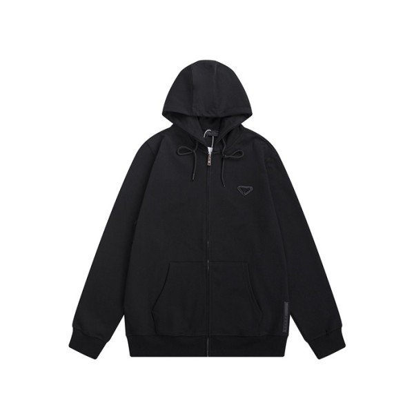 ✨프라다 남성 블랙 후드티 - Prada Mens Black Hoodie - pr833x