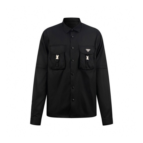 ✨프라다 남성 모던 블랙 셔츠 - Prada Mens Black Shirts - pr835x