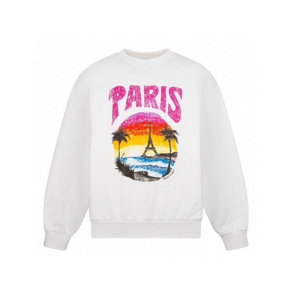 ✨발렌시아가 남성 화이트 맨투맨 - Balenciaga Mens White Tshirts - ba830x