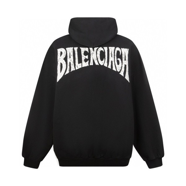 ✨발렌시아가 남성 블랙 후드티 - Balenciaga Mens Black Hoodie - ba831x