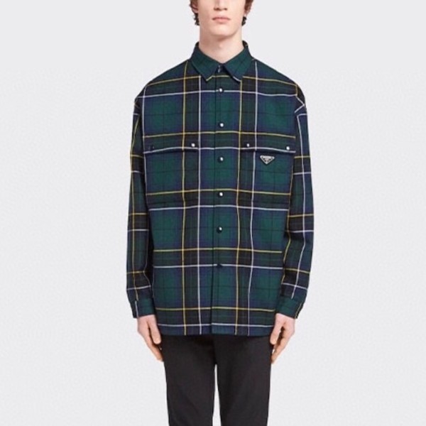 ✨프라다 남성 모던 그린 셔츠 - Prada Mens Green Shirts - pr836x
