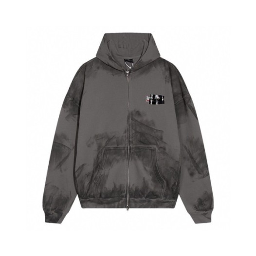 ❤발렌시아가 남성 그레이 후드티 - Balenciaga Mens Gray Hoodie - ba833x