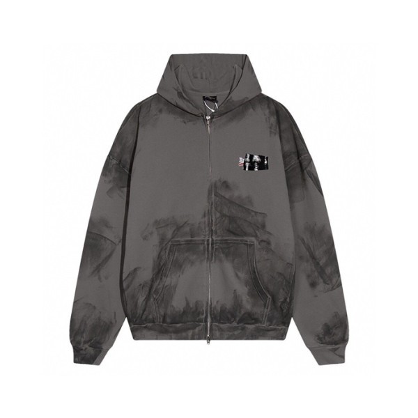 ✨발렌시아가 남성 그레이 후드티 - Balenciaga Mens Gray Hoodie - ba833x