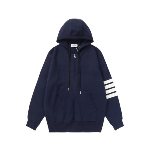 ❤톰브라운 남성 캐쥬얼 네이비 후드티 - Thom Browne Mens Navy Hoodie - to131x