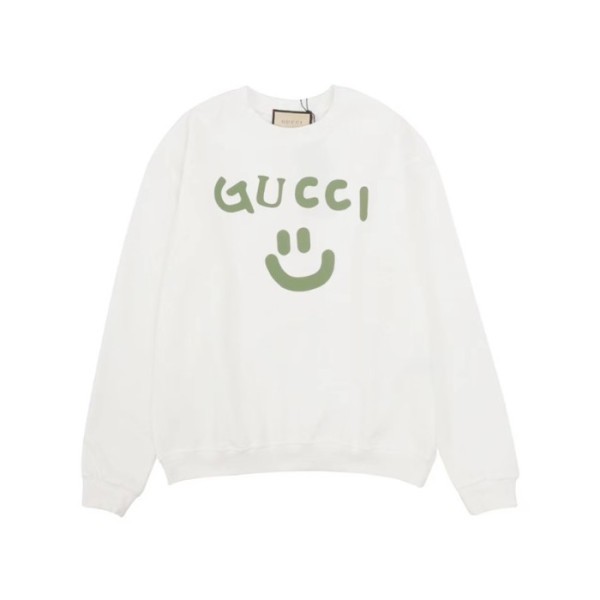 ✨구찌 남성 베이직 화이트 맨투맨 - Gucci Mens White Tshirts - gu1128x