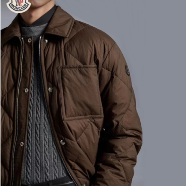 ✨몽클레어 남성 브라운 다운패딩 자켓 - Moncler Mens Brown Down Jackets - mo238x
