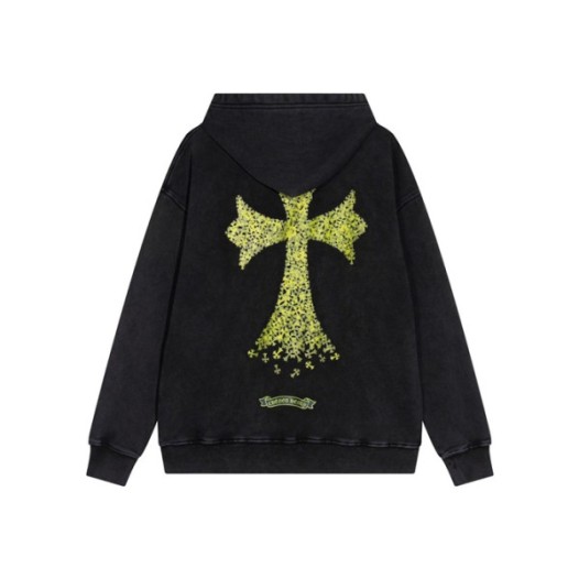❤크롬하츠 남성 블랙 후디 - Chrom hearts Mens Black Hoodie - ch212x