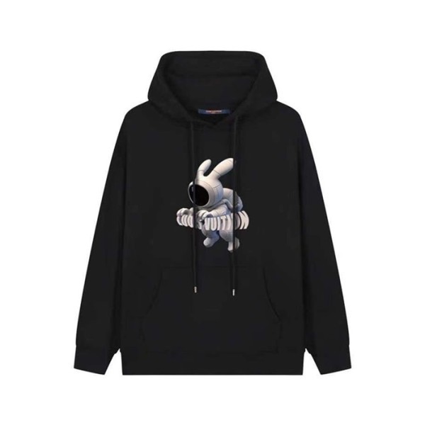 ✨루이비통 남성 블랙 후디 - Louis vuitton Mens Black Hoodie - lv2034x