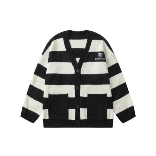❤발렌시아가 남성 블랙 브이넥 가디건 - Balenciaga Mens Black Cardigan - ba855x