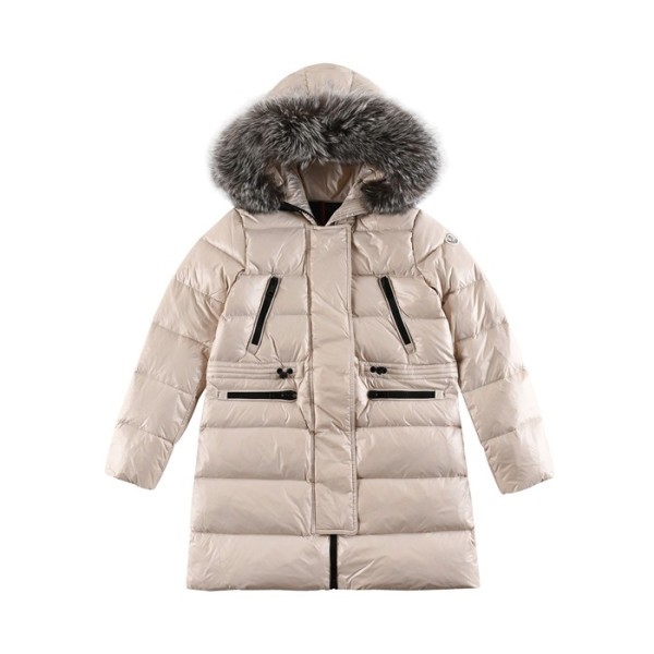 ✨몽클레어 여성 베이지 롱패딩 - Moncler Womens Beige Down Padding - mo235x
