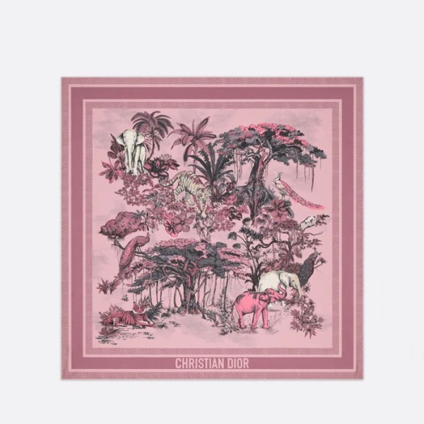 ✨디올 여성 핑크 스카프 - Dior Womens Pink Scarf - di858x