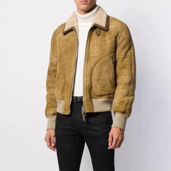 ✨톰포드 남성 카멜 가죽 자켓 - Tom Ford Mens Camel Jackets - tof67x