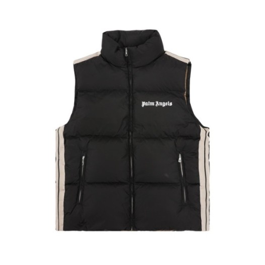 ❤팜 엔젤스 남성 다운 베스트 - Palm Angels Mens Black Down Vest - pam414x