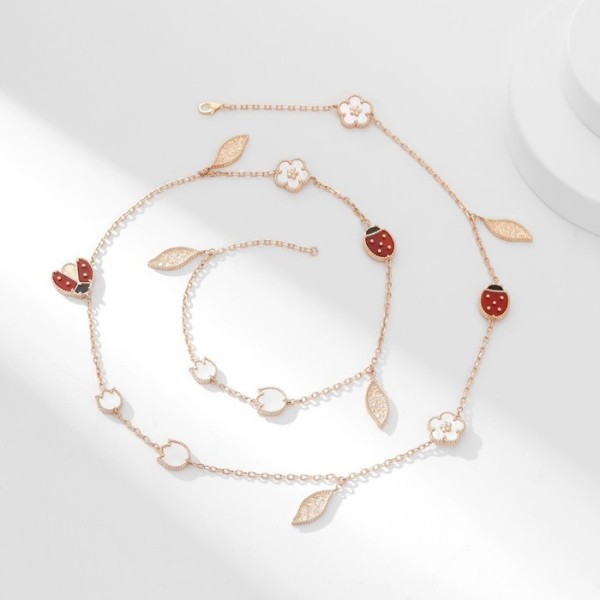 ✨반클리프 아펠 여성 화이트 목걸이 - Van Cleef&Arpels Womens White Necklace - acc377x