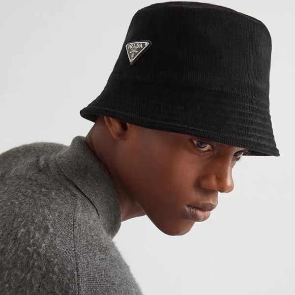 ✨프라다 남/녀 블랙 벙거지 - Prada Unisex Black Headgear - pr860x