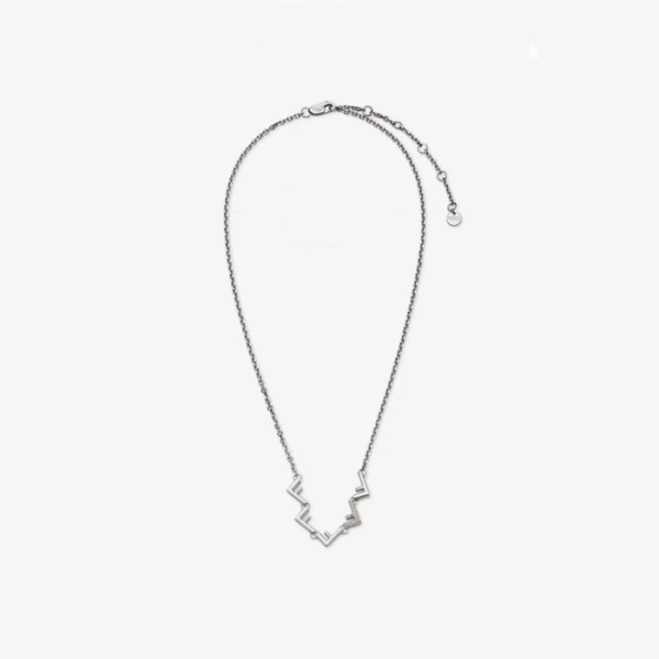 ✨펜디 여성 화이트 골드 목걸이 - Fendi Womens White-gold Necklace - acc395x