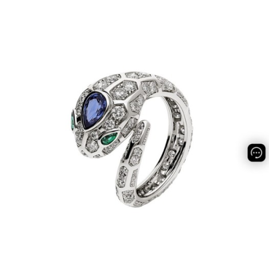 ❤불가리 여성 화이트 골드 반지 - Bvlgari Womens White Gold Ring - acc412x