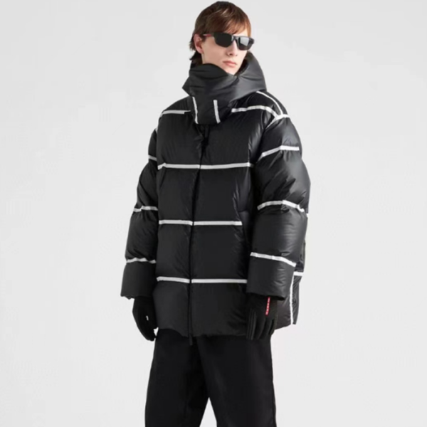 ✨프라다 남성 블랙 다운 패딩 - Prada Mens Black Down Padding - pr861x