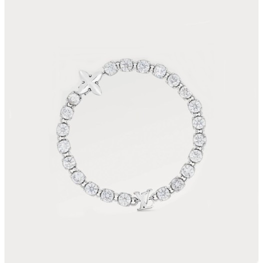 ❤루이비통 여성 화이트 골드 팔찌 - Louis vuitton Womens White Gold Bangle - acc430x