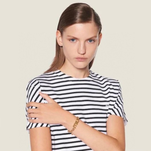 ❤미우미우 여성 옐로우 골드 팔찌 - Miumiu Womens Yellow Gold Bangle - acc437x
