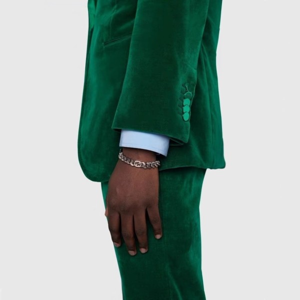 ✨구찌 남/녀 화이트 골드 팔찌 - Gucci Unisex White Gold Bangle - acc440x