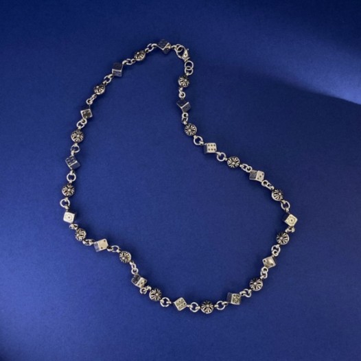 ❤크롬하츠 여성 화이트 골드 목걸이 - Chrome Hearts Womens White Gold Necklace- acc471x