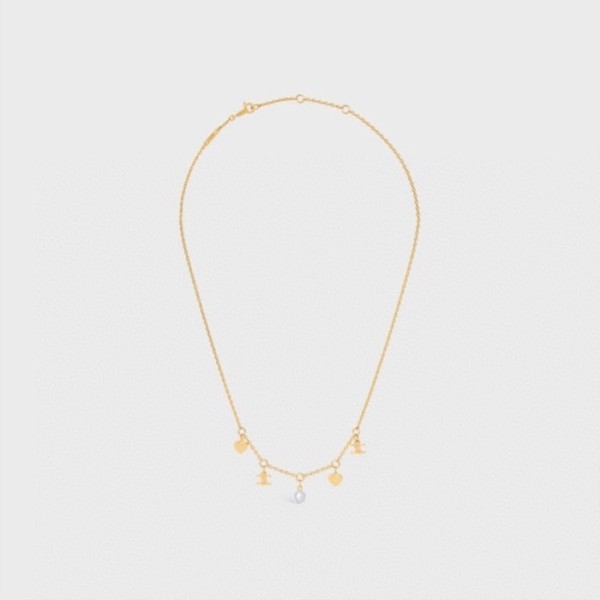 ✨셀린느 여성 골드 목걸이 - Celine Womens Gold Necklace - acc487x