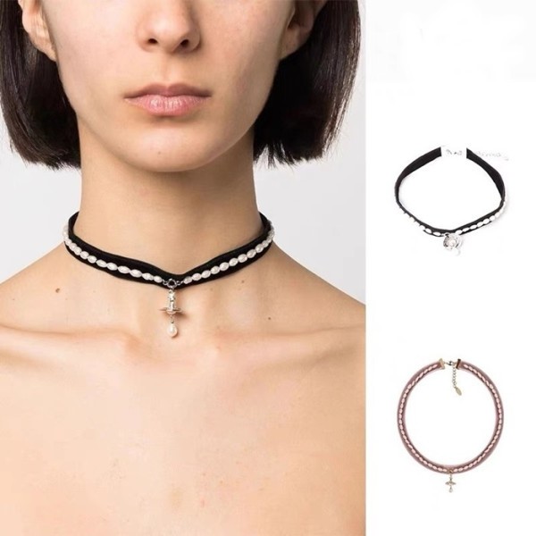 ✨비비안웨스트우드  여성 화이트 골드 목걸이 - Vivienne Westwood Womens White-gold Necklace - acc540x