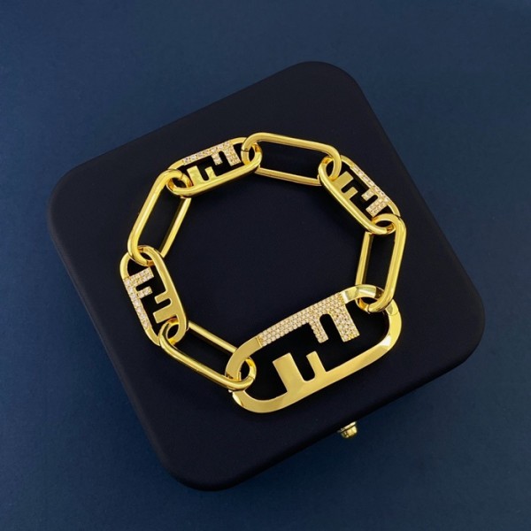 ✨펜디 여성 골드 팔찌 - Fendi Womens Gold Bangle - acc543x