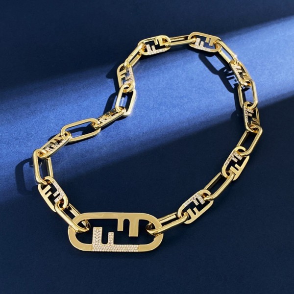 ✨펜디 여성 옐로우 골드 목걸이 - Fendi Womens Yellow-gold Necklace - acc544x