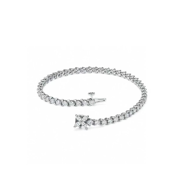 ✨티파니 여성 화이트 골드 팔찌 - Tiffany Womens White Gold Bangle- acc555x