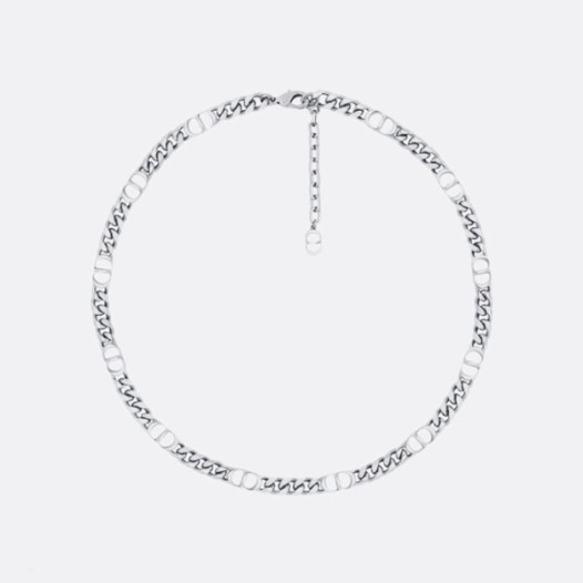 ❤디올 남성 화이트 골드 목걸이 - Dior Mens White-gold Necklace - acc565x