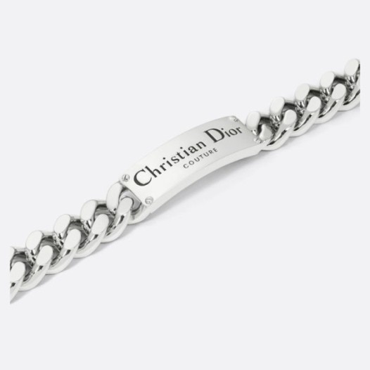 ❤디올 남성 화이트 골드 팔찌 - Dior Mens White Gold Bangle - acc596x