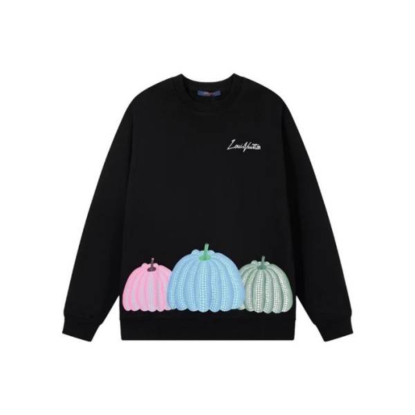 ✨루이비통 남성 블랙 맨투맨 - Louis vuitton Mens Black Tshirts - lv2064x