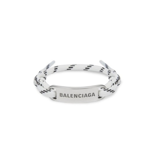 ❤발렌시아가 남성 화이트 골드 팔찌 - Balenciaga Mens White Gold Bangle - acc495x