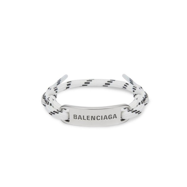 ✨발렌시아가 남성 화이트 골드 팔찌 - Balenciaga Mens White Gold Bangle - acc495x