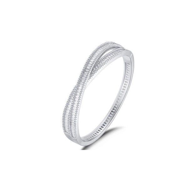 ✨해리윈스턴 여성 화이트 골드 팔찌 - Harry Winston Womens White Gold Bangle - acc685x