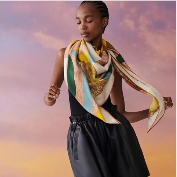 ✨에르메스 여성 브라운 스카프 - Hermes Womens Brown Scarf - he536x