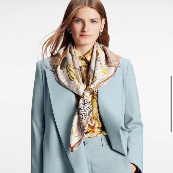 ✨루이비통 여성 옐로우 스카프 - Louis vuitton Womens Yellow Scarf - lv2066x