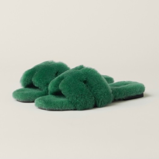 ❤에르메스 여성 그린 슬리퍼 - Hermes Womens Green Slippers - he541x