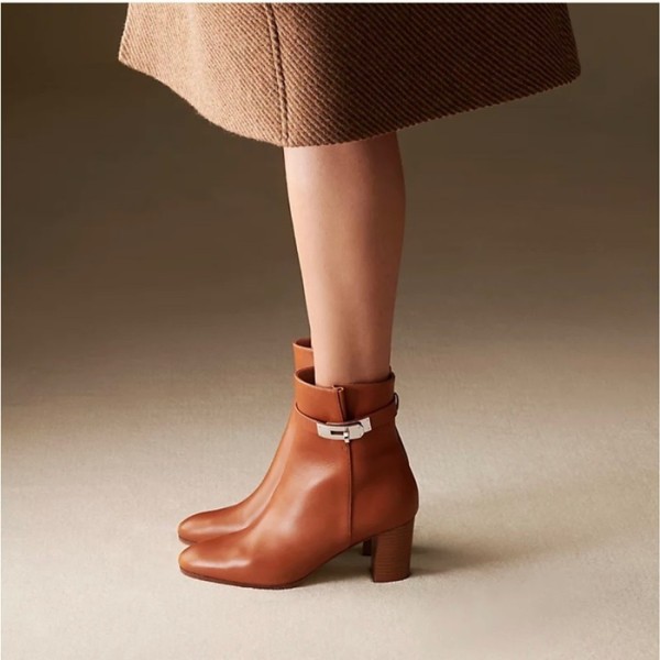 ✨에르메스 여성 네오 앵클 부츠 - Hermes Womens Gold Boots - he542x