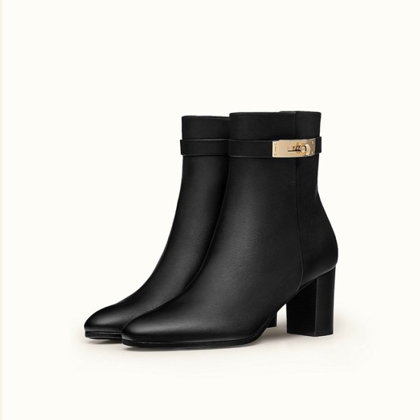 ✨에르메스 여성 네오 앵클 부츠 - Hermes Womens Black Boots - he543x