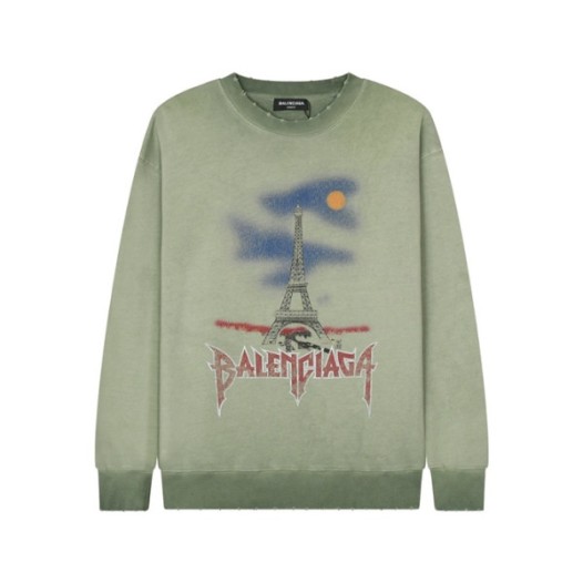 ❤발렌시아가 남성 그린 맨투맨 - Balenciaga Mens Green Tshirts - ba868x