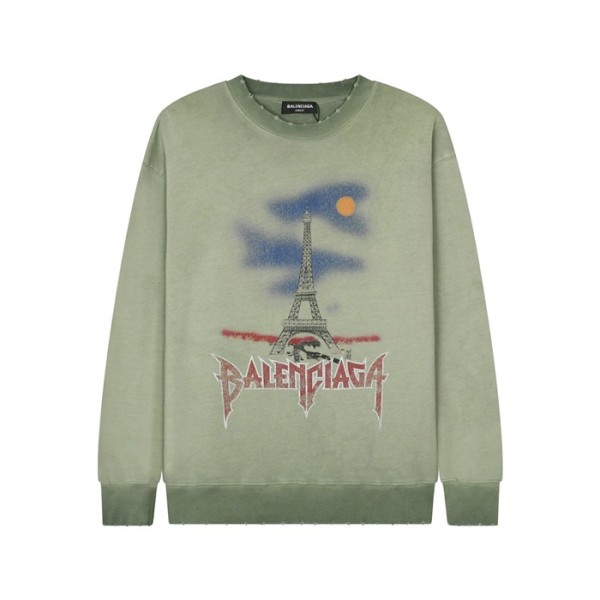 ✨발렌시아가 남성 그린 맨투맨 - Balenciaga Mens Green Tshirts - ba868x