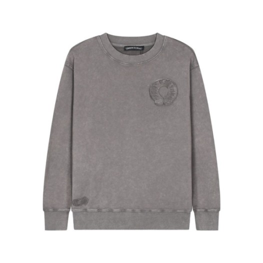 ❤크롬하츠 남성 그레이 맨투맨 - Chrome Hearts Mens Gray Tshirts - ch215x
