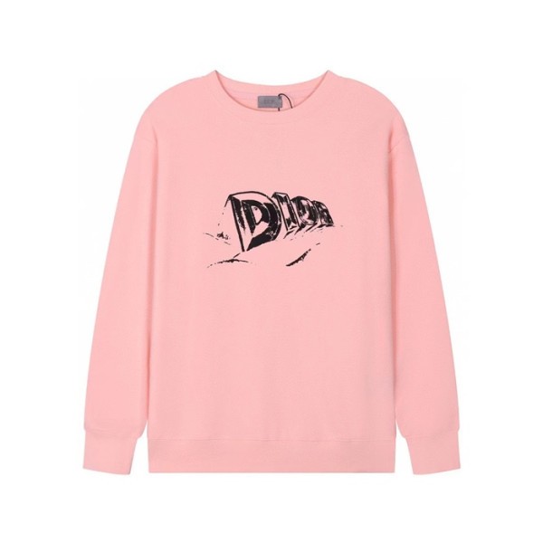 ✨디올 남성 클래식 핑크 맨투맨 - Dior Mens Pink Tshirts - di879x