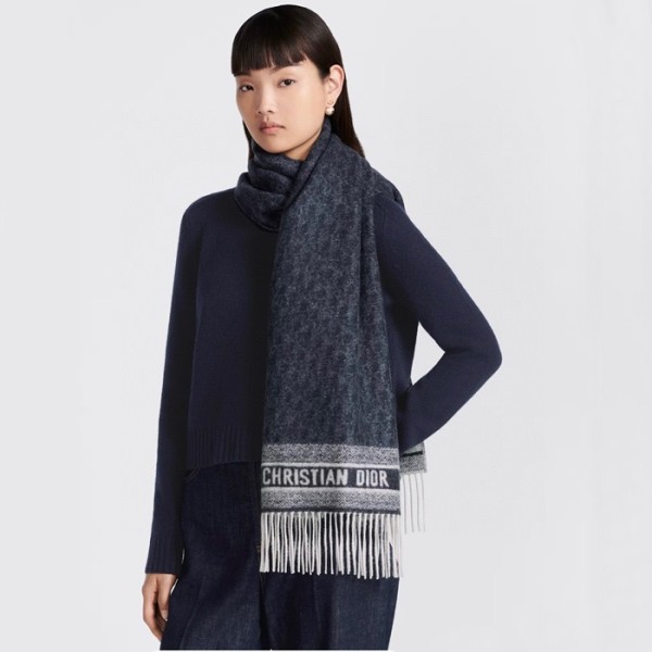 ✨디올 여성 블루 머플러 - Dior Womens Blue Muffler - di887x