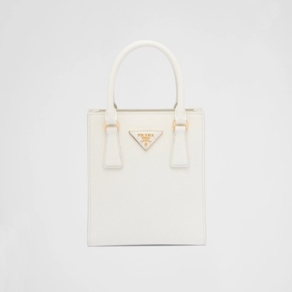 ✨프라다 여성 화이트 사피아노 토트백 - Prada Womens White Tote Bag - pr869x